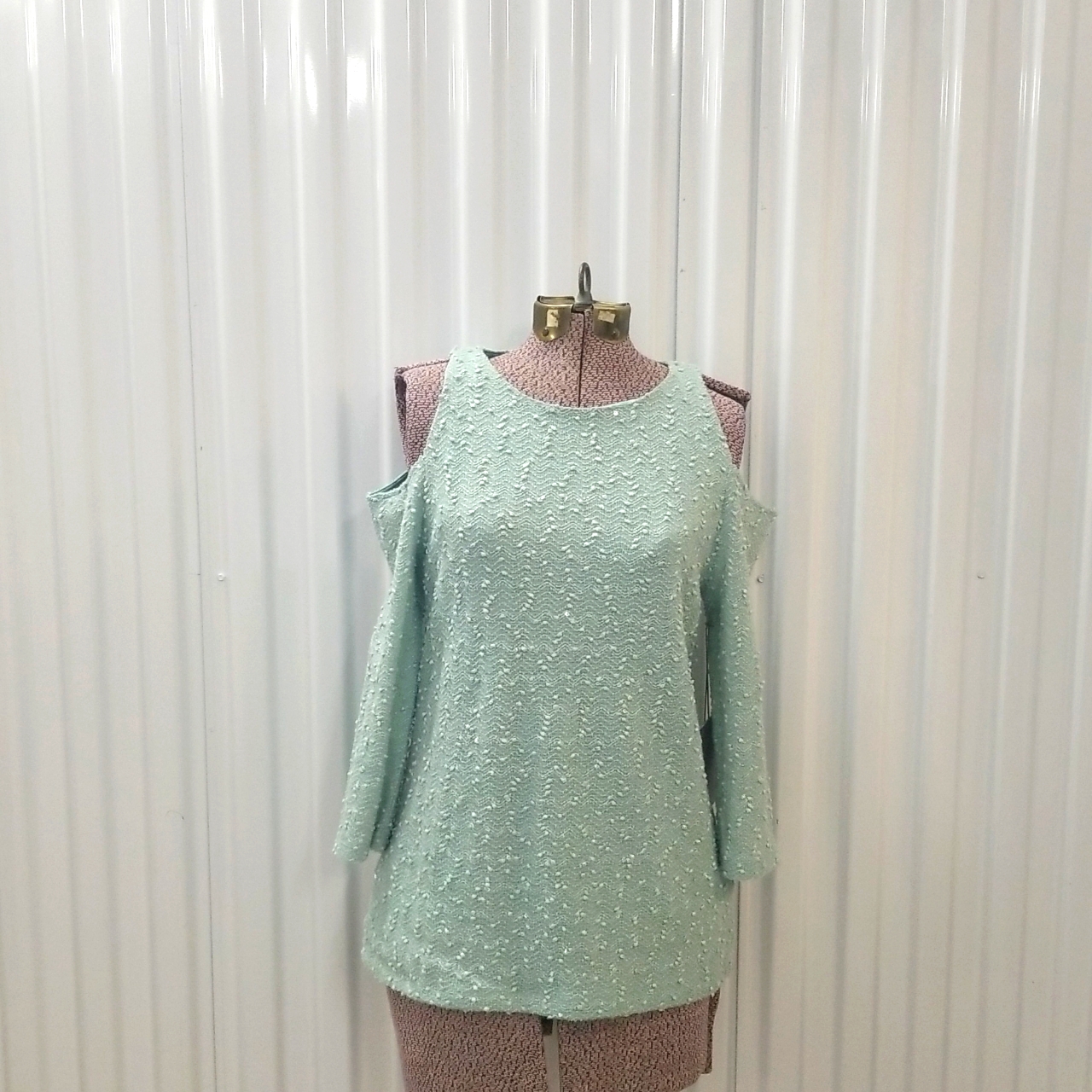 Jennifer Lopez Icy Romance Cold Shoulder Top